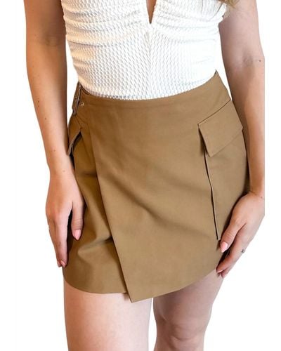Astr Lautner Skirt - Brown