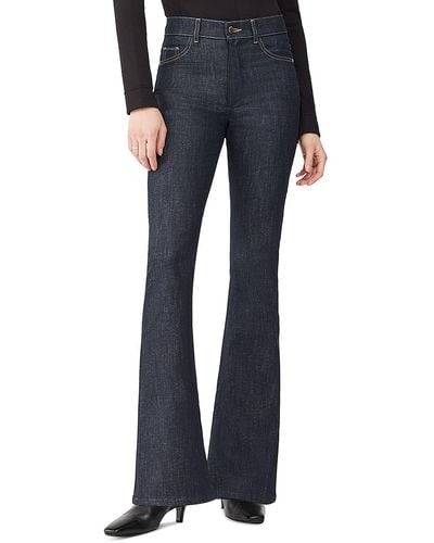 DL1961 Bridget High Rise Coated Bootcut Jeans - Blue