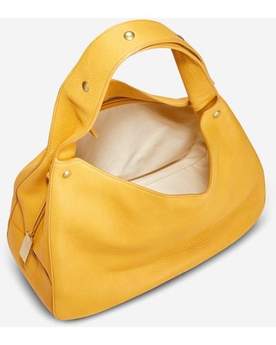 Shinola The Snap Golden Natural Grain Leather Shoulder Bag 20217385-go - Yellow