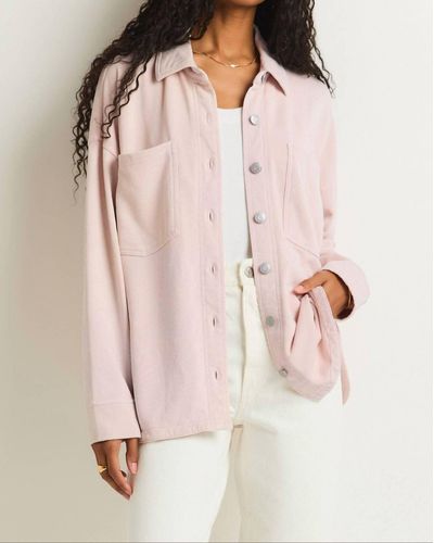 Z Supply All Day Knit Jacket - Pink
