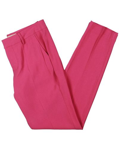 Zadig & Voltaire Mid-rise Pleated Ankle Pants - Pink