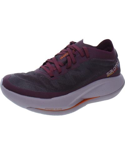 Salomon Phantasm Fitness Lace Up Running Shoes - Purple