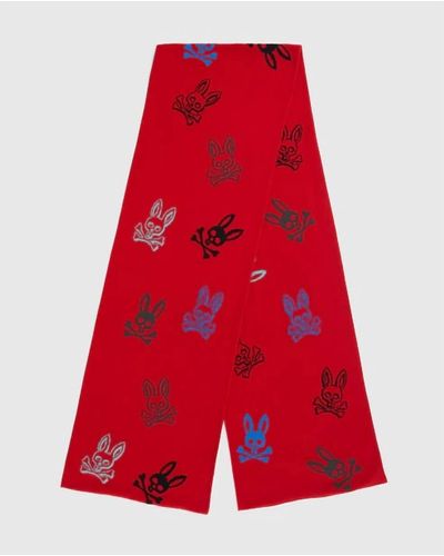 Psycho Bunny Lacomb Scarf - Red