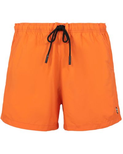Marcelo Burlon Colorful Cross Swim Shorts - Orange