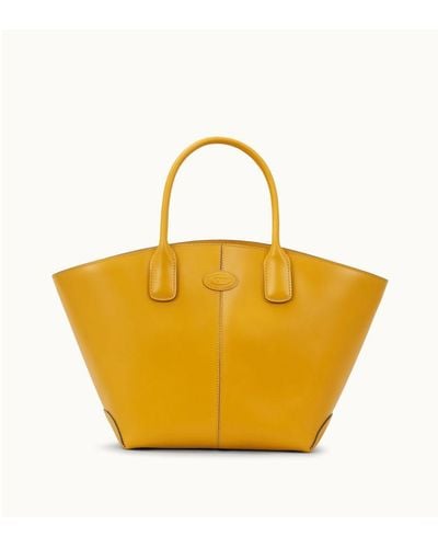 Tod's Vaso Bag Medium - Yellow