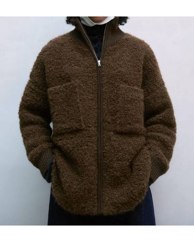 Cordera Wool And Mohair Jacket - Brown