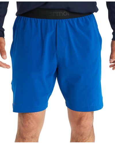 Marmot Sweat Wicking Quick Dry Shorts - Blue