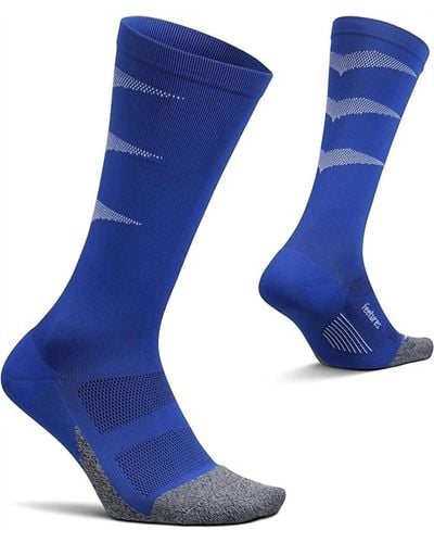 Feetures Graduated Compression Socks Light Cushion (knee High) - Blue