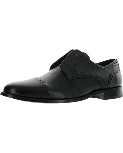 Nunn Bush Norcross Leather Brogue Oxfords - Black