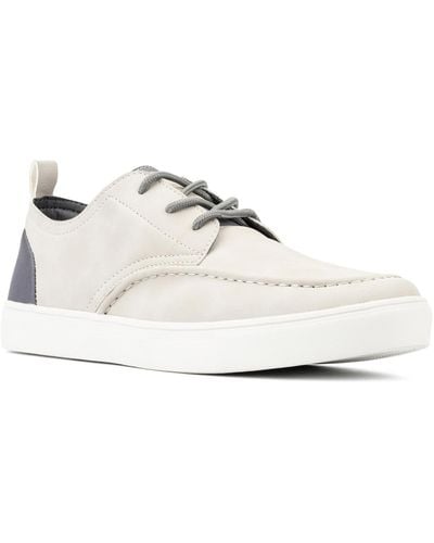 Reserved Footwear Kono Faux Leather Casual And Fashion Sneakers - White