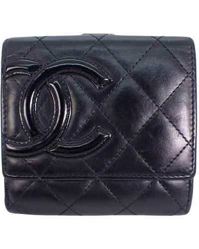Chanel Cambon Leather Wallet (pre-owned) - Blue