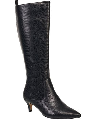 French Connection Darcy Kitten Heel Boot - Black