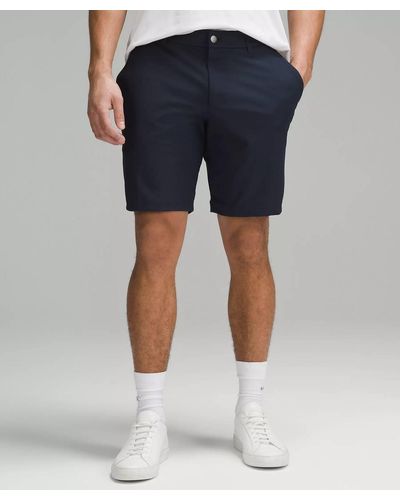 lululemon Abc Classic-fit Shorts Warpstreme - 9" - Color Blue - Size 28