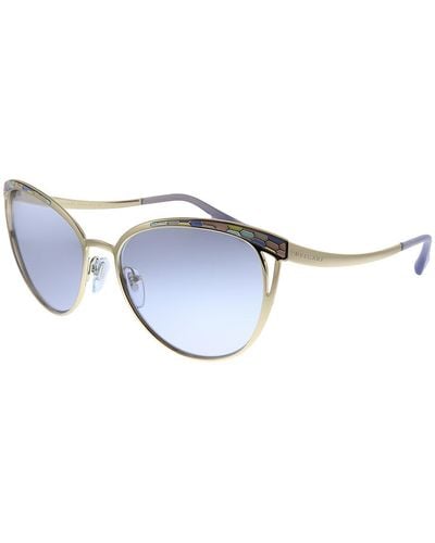 BVLGARI Bv 6083 20141a Rectangle Sunglasses - Blue