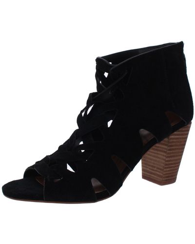 Zodiac Camila Cut-out Heel Gladiator Sandals - Black