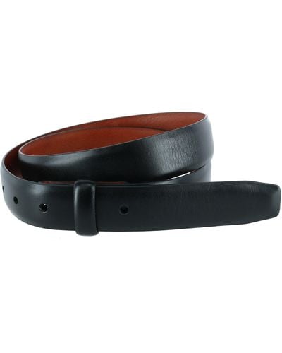 Trafalgar Cortina Leather 30mm Harness Belt Strap - Black