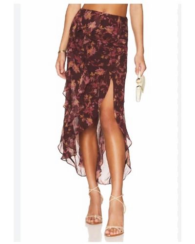 Free People Flounce Around Maxi Skirt - Multicolor