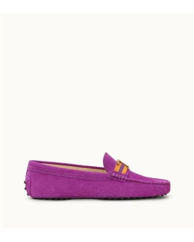 Tod's Gommino Driving Shoes - Purple