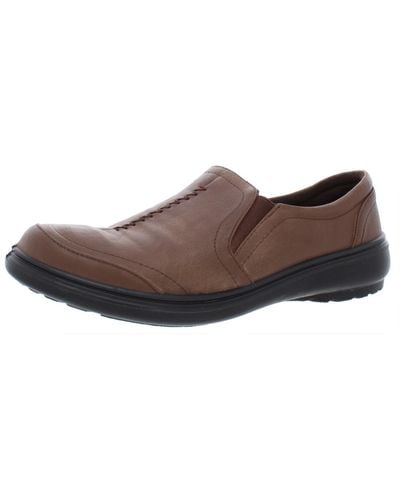 Easy Street Ultimate Slip On Comfort Loafers - Brown