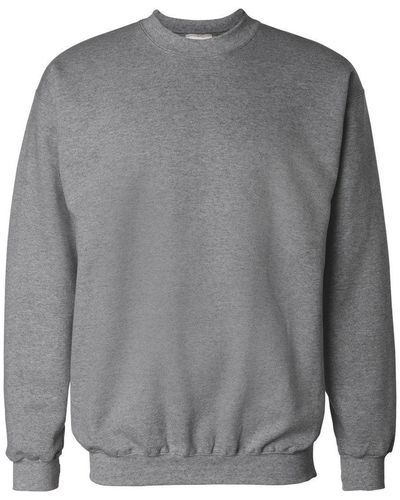 Hanes Ultimate Cotton Crewneck Sweatshirt - Gray