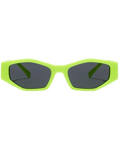 Hawkers Anuel Hape22ybxu Ybxu Geometric Sunglasses - Green