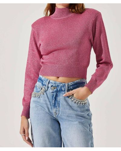 Astr Arla Sweater - Pink