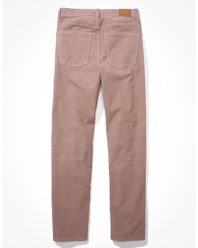 American Eagle Outfitters Ae Stretch Corduroy '90s Straight Pant - Pink