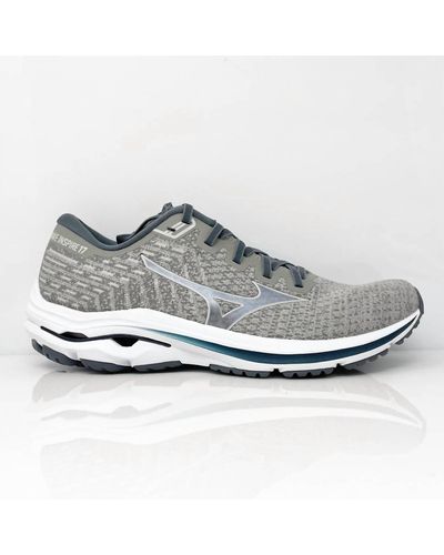 Mizuno Wave Inspire Waveknit 17 Running Shoes - Gray