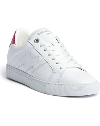 Zadig & Voltaire 1747 Leather Sneakers - White