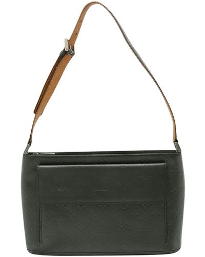 Louis Vuitton Allston Leather Shoulder Bag (pre-owned) - Black