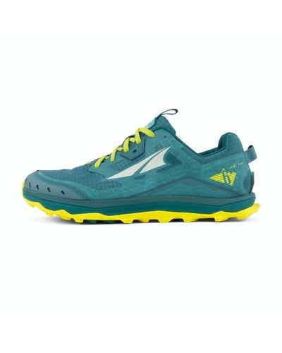 Altra Lone Peak 6 Trail Shoes - Medium Width In Dusty Teal - Blue