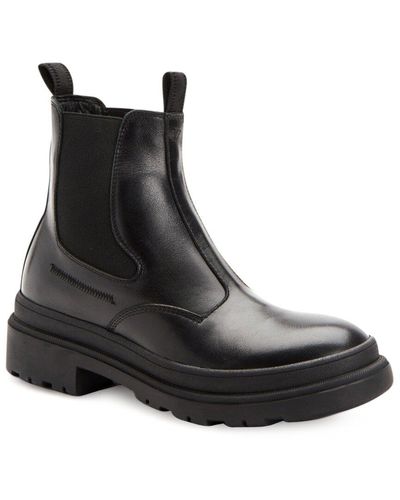 Aquatalia Tessy Weatherproof Leather Chelsea Boot - Black