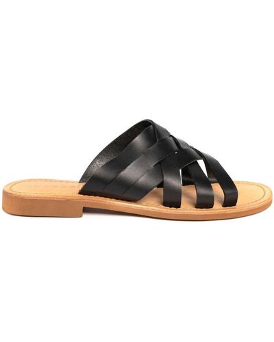 Cocobelle Siena Leather Sandal - Black