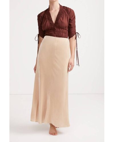 Sleeping with Jacques Bianca Skirt - Natural