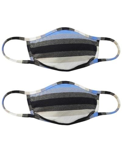 PQ Swim Set Of 2 Cloth Face Masks - Gray