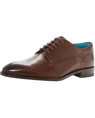 Ted Baker Parals Leather Lc Derby Shoes - Brown