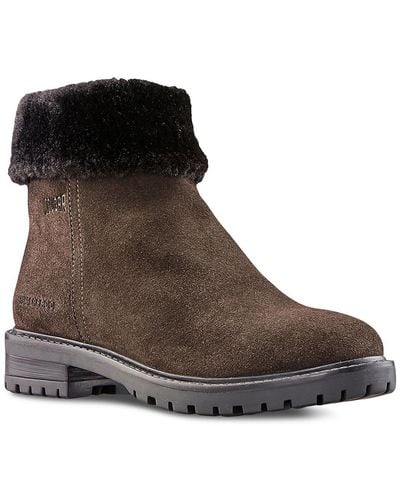 Cougar Shoes Kendal Suede Faux Fur Winter & Snow Boots - Brown