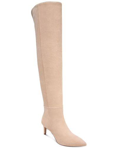 Sam Edelman Ursula Mid-heel Over-the-knee Dress Boots - White