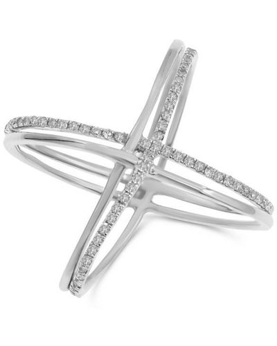 Diana M. Jewels 14k White Gold 0.33ct Diamond Ring