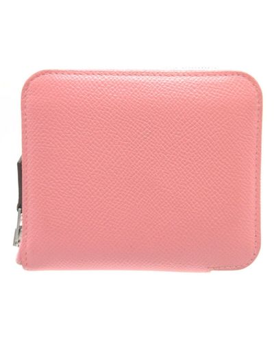 Hermès Silk'in Leather Wallet (pre-owned) - Pink