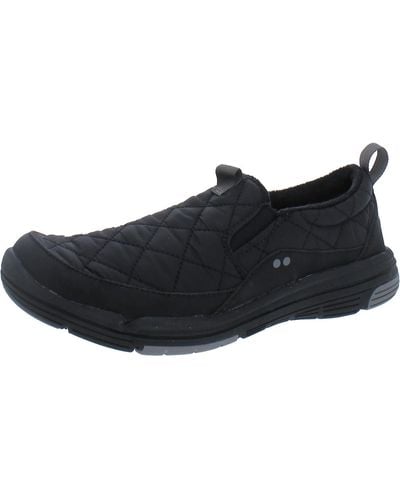Ryka Ava Slip On Quilted Casual And Fashion Sneakers - Black