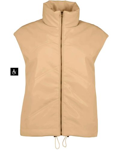 Bishop + Young Madison Quilted Vest - Natural