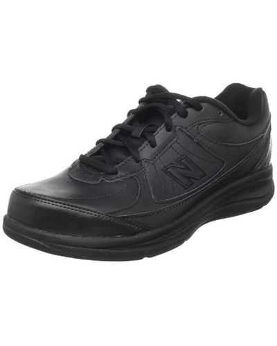 New Balance 577 Athletic Signature Walking Shoes - Black