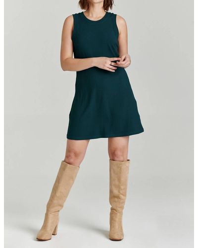 Another Love Justine Ribbed Dress - Blue