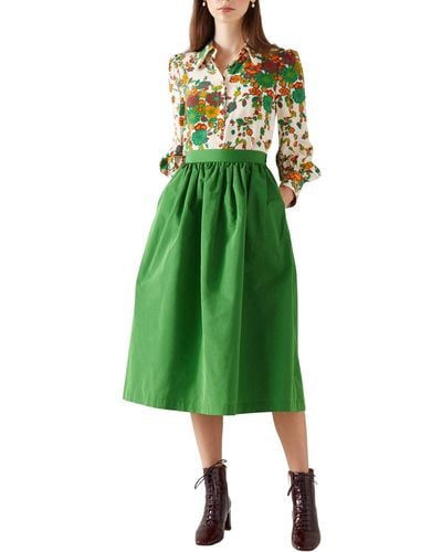 LK Bennett Olsen Skirts - Green