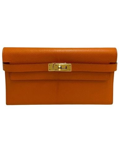 Hermès Kelly Leather Wallet (pre-owned) - Brown
