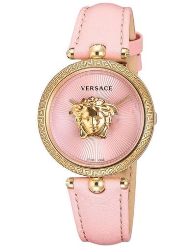 Versace Palazzo Empire 34mm Quartz Watch - Pink
