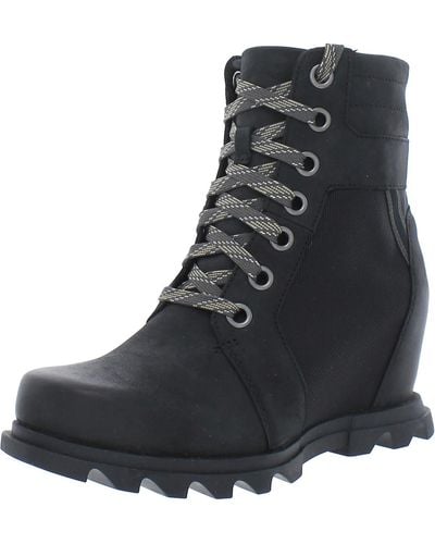 Sorel Lexie Wedge Cold Weather Snow Winter & Snow Boots - Black