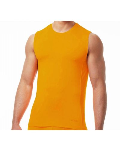 Papi Sport Muscle Tank Top Shirt - Orange