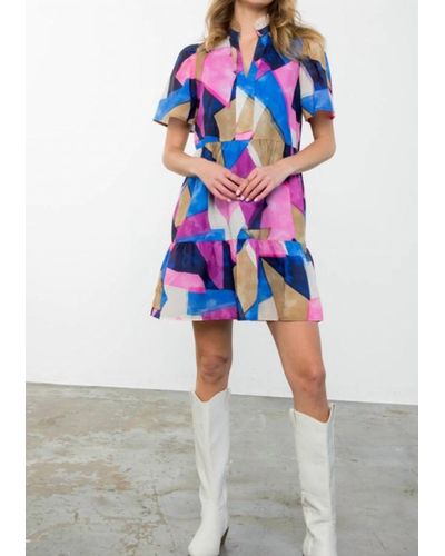 Thml Puff Sleeve Dress - Multicolor